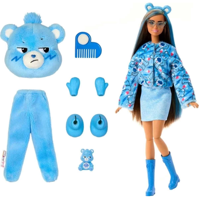 Barbie Cutie Reveal Sevimli Ayıcıklar Serisi Mavi JCN93-JCN96