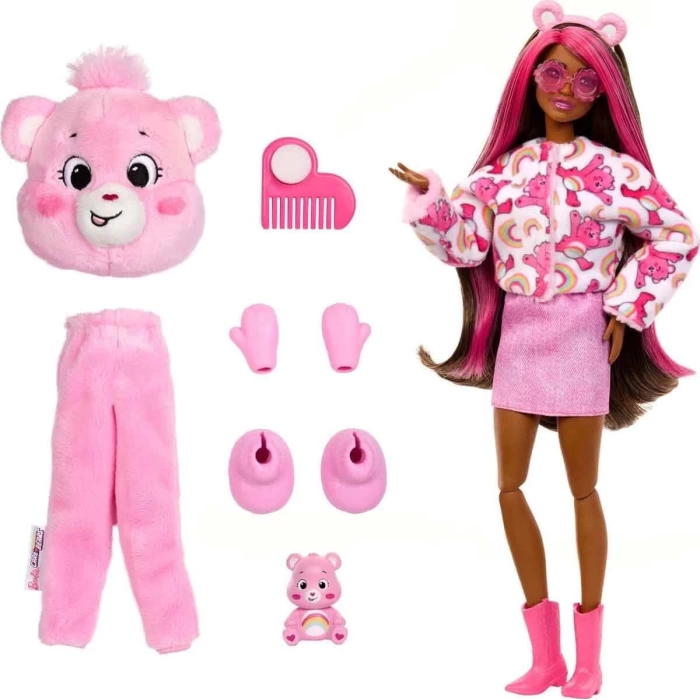 Barbie Cutie Reveal Sevimli Ayıcıklar Serisi Pembe JCN93-JCN95