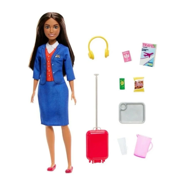 Barbie Hostes Bebek ve Aksesuarları - HYT60