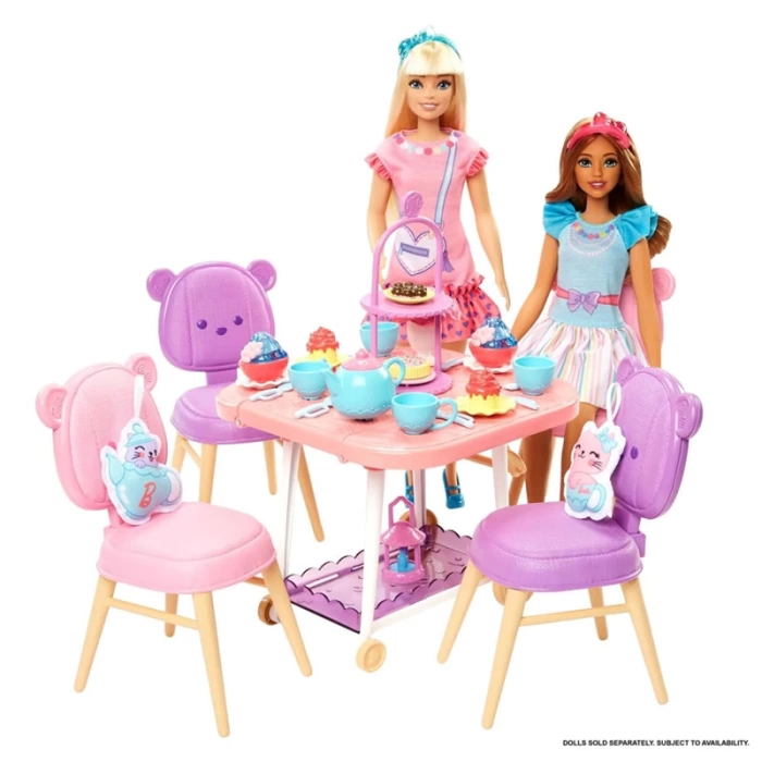 Barbie İlk Bebeğim Çay Partisi Oyun Seti HMM65