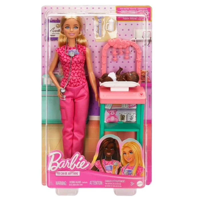 Barbie Kariyer Bebeği Bebek Doktoru JCR72