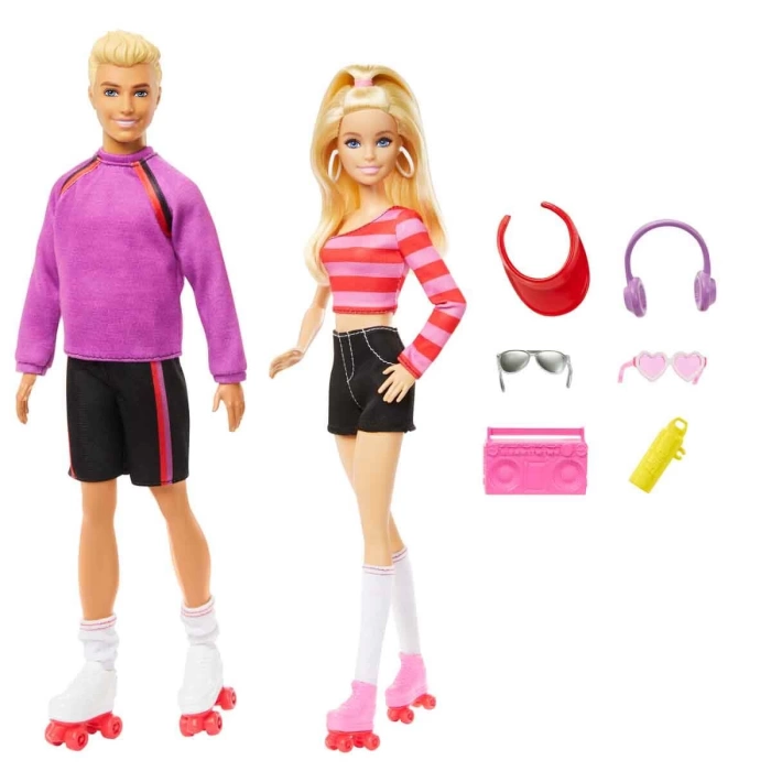 Barbie & Ken Fashionistas 65. Yıl 2li Parti Bebekleri HXK90