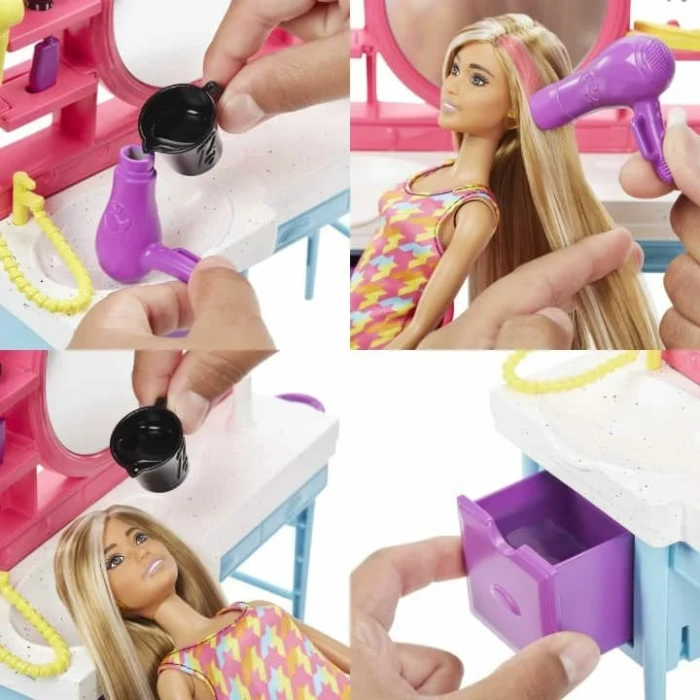 Barbie Muhteşem Kuaför Oyun Seti - HKV00