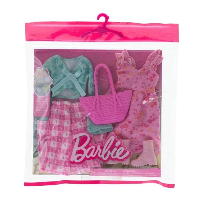 Barbie nin Kıyafet Koleksiyonu 2 li Paketler GWF04-HRH43