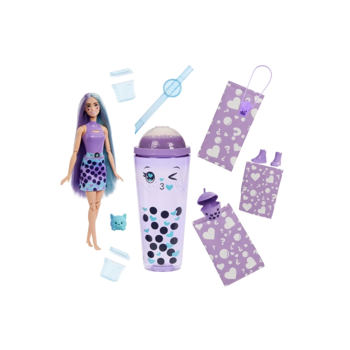 Barbie Pop Reveal Barbie Boba Series - Taro Milk HTJ19