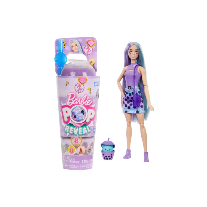 Barbie Pop Reveal Barbie Boba Series - Taro Milk HTJ19