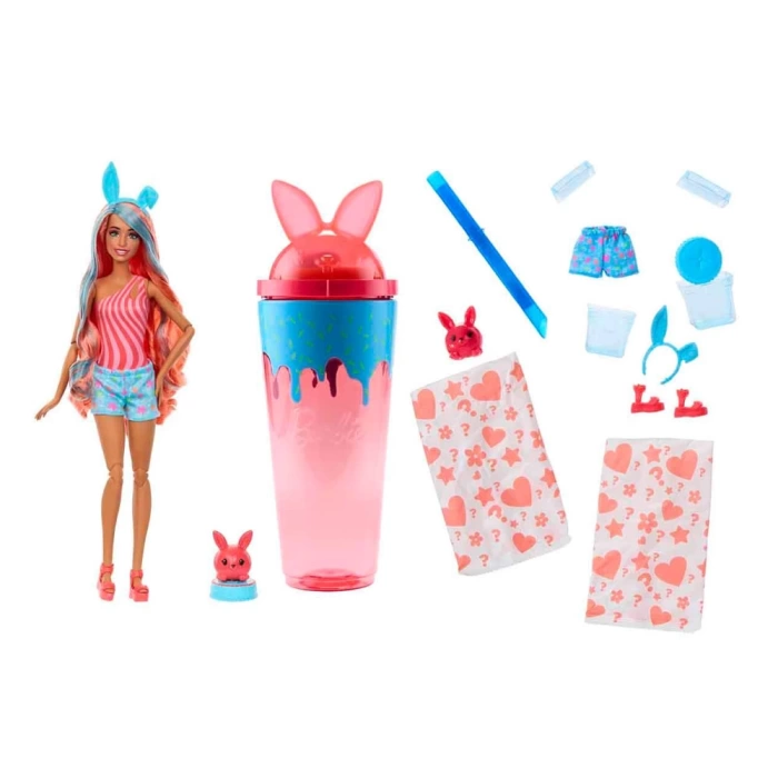 Barbie Pop Reveal Milkshake Serisi Kırmızı JCN88