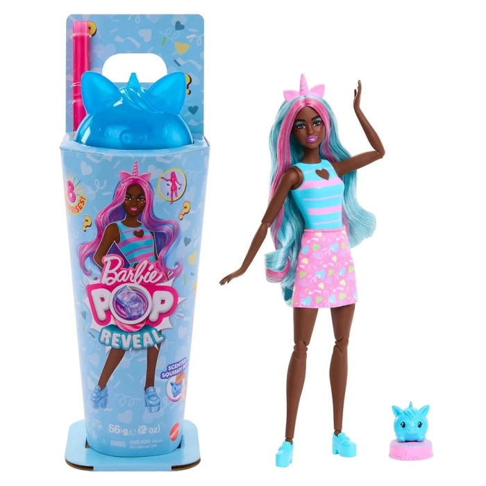 Barbie Pop Reveal Milkshake Serisi Mavi JCN8