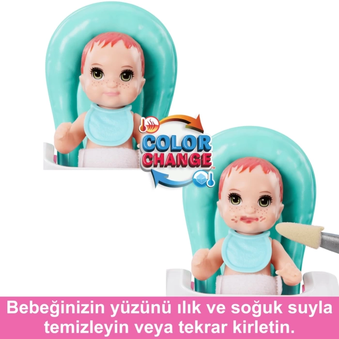 Barbie Skipper Bebek Bakıcısı Oyun Seti HTK35