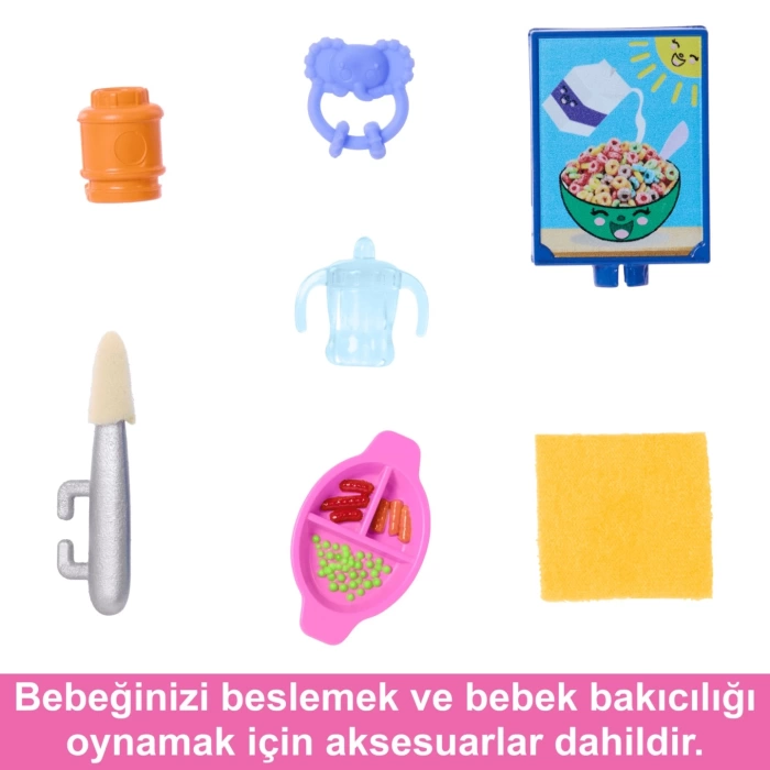 Barbie Skipper Bebek Bakıcısı Oyun Seti HTK35