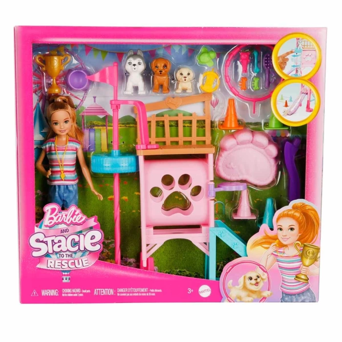 Barbie Stacienin Köpekçik Oyun Parkı HRM10