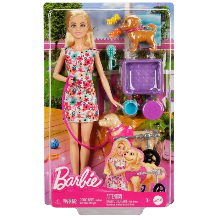 Barbie ve Engelli Köpeği Oyun Seti HTK37