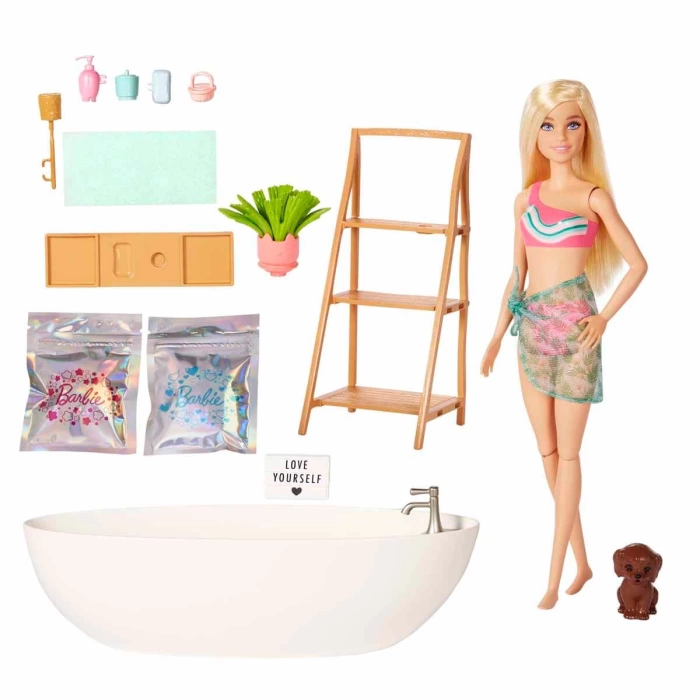 Barbie Wellness Barbienin Spa Günü Oyun Seti HKT92