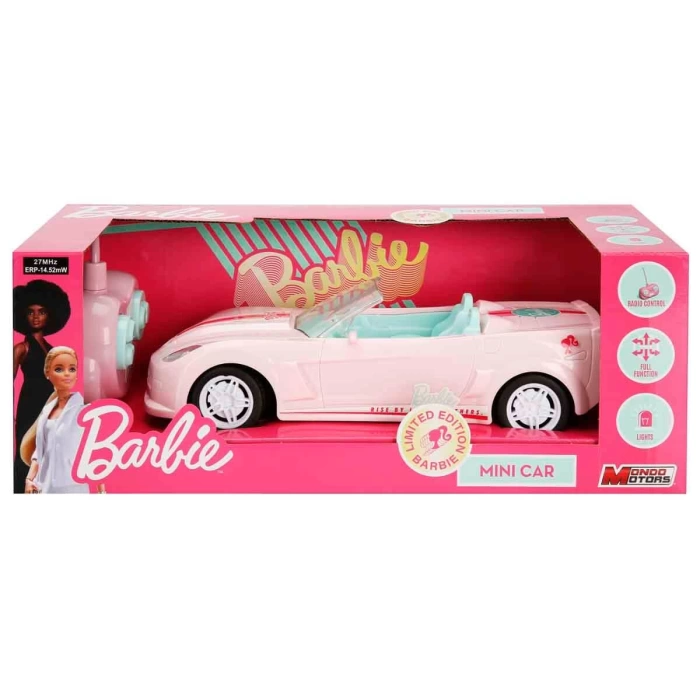 Barbie’nin Işıklı Uzaktan Kumandalı Mini Rüya Arabası