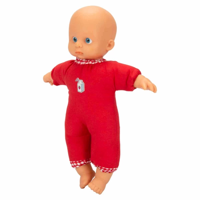 Boubou Dolgulu Bebek 20 cm - Kırmızı
