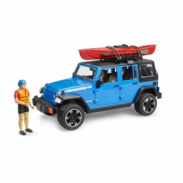 Bruder Jeep Wrangler Rubicon Kano Ve Sürücü 02529