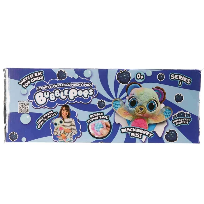 Bubble Pops Kokulu Peluş S1 - Böğürtlen Kokulu Ayı