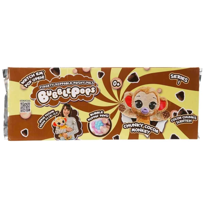 Bubble Pops Kokulu Peluş S1 - Çikolata Kokulu Maymun