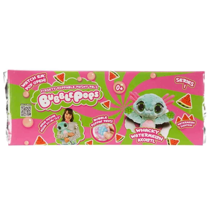 Bubble Pops Kokulu Peluş S1 - Karpuz Kokulu Axolotl