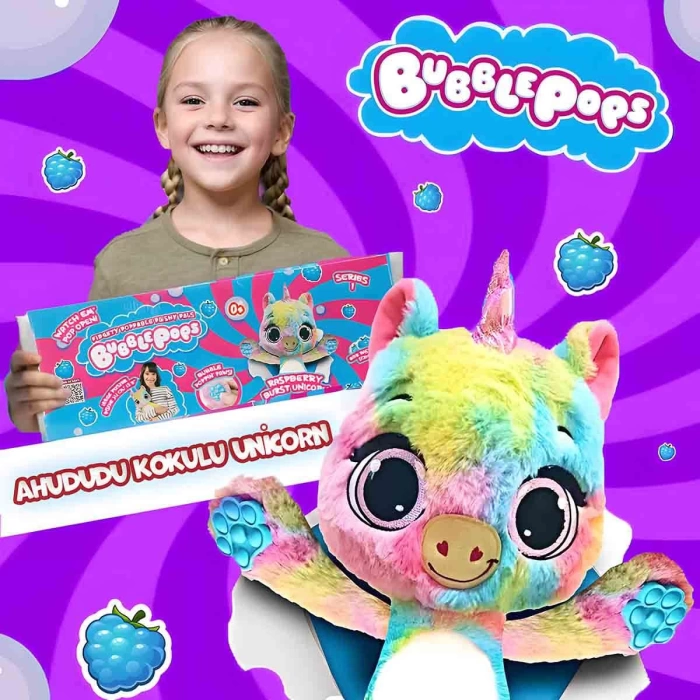 Bubble Pops Kokulu Peluş S1 - Kiraz Kokulu İnek