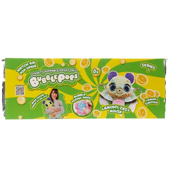 Bubble Pops Kokulu Peluş S1 - Limon Kokulu Fare