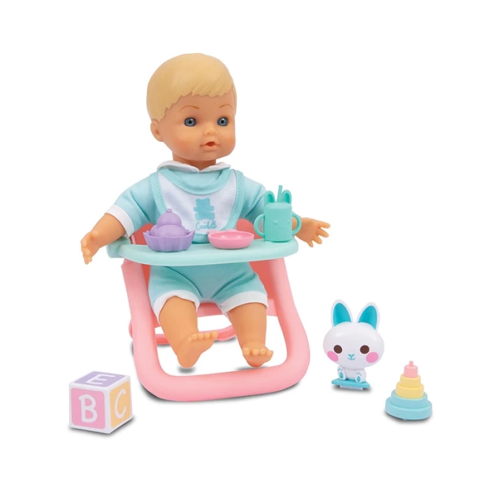 Cicciobello Yumuşak Bebek ve Mama Sandalyesi Oyun Seti CCBA8000
