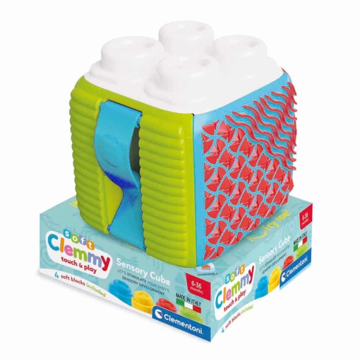 Clementoni Soft Clemmy Yumuşak Blok Duyusal Küp