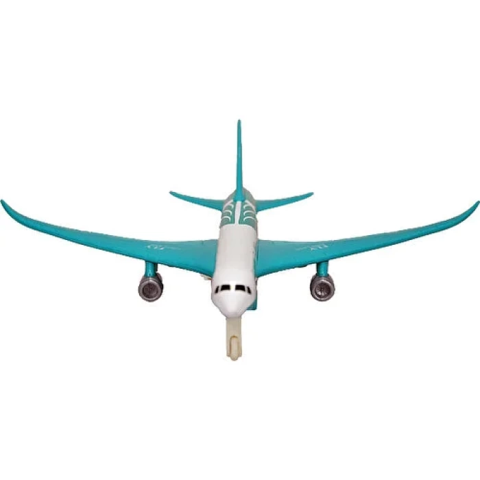 Ctoy Sürtmeli Çek Bırak Oyuncak Uçak Mint Yeşil
