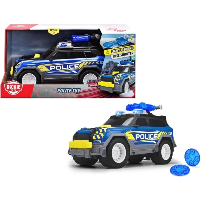 Dickie Police SUV with Light and Sound