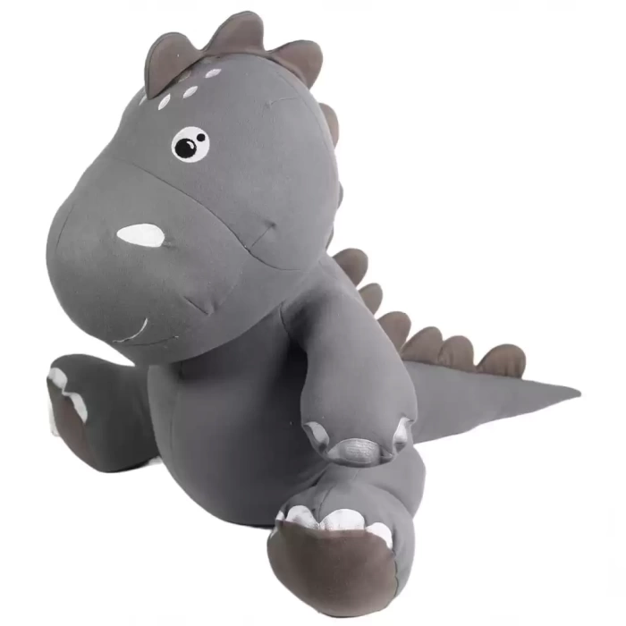 Dino Peluş Oyuncak Gri 80 cm