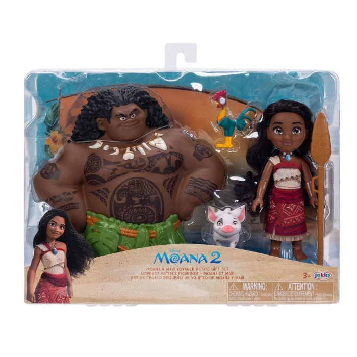 Disney Moana - 15 cm Maui & Moana ve Arkadaşları Set