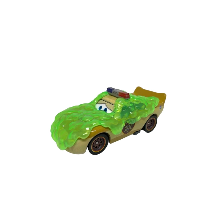 DXV29 Cars Tekli Karakter Araçlar - Lightning McQueen Deputy Hazard HTX87