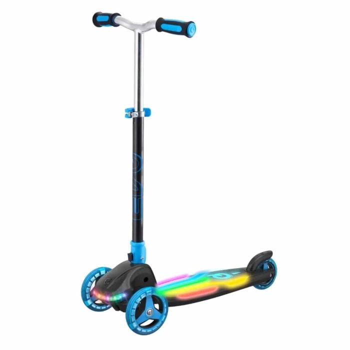 Evo 3 Tekerlekli Katlanabilir Rainbow Blast Işıklı Scooter