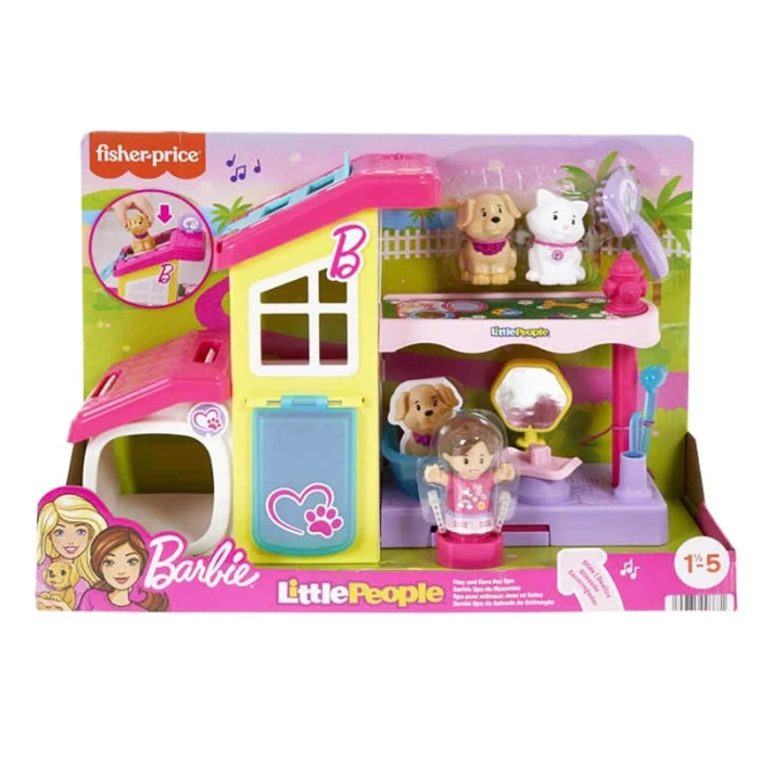 Fisher Price Little People Barbie Oyun ve Bakım Evcil Hayvan Spası HJW76