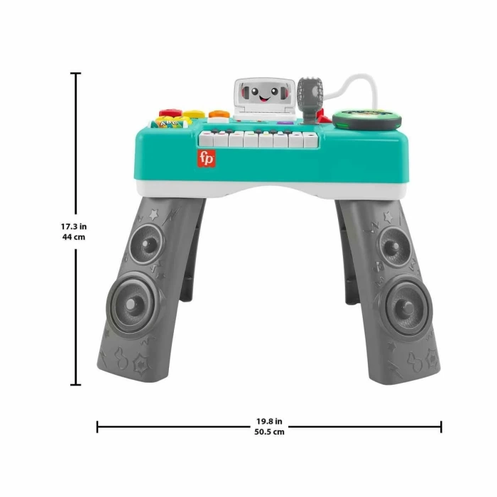 Fisher-Price Sesli ve Işıklı Eğlenceli DJ Aktivite Masası HRB61