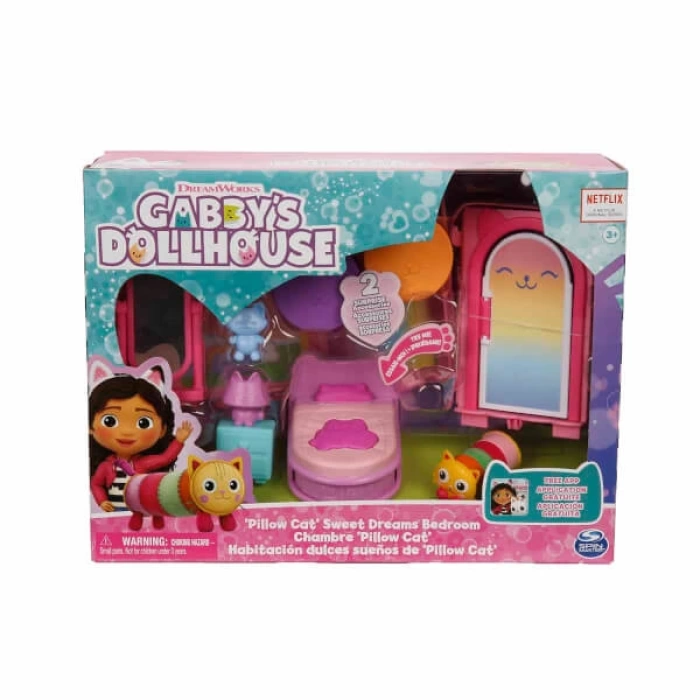 Gabbys Dollhouse Deluxe Oda Seti - Pillow Cat
