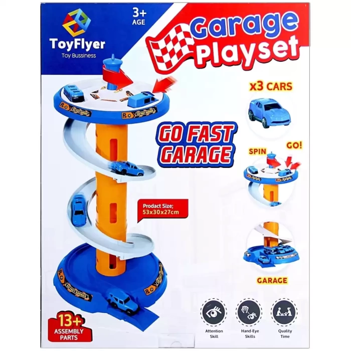 Garage Playset Otopark Oyun Seti