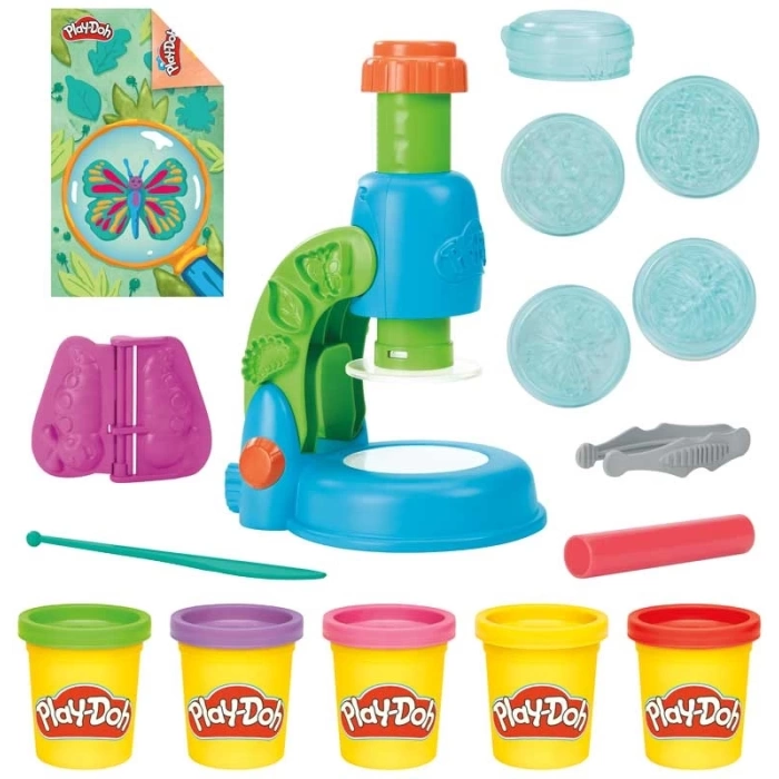 Play Doh Işıklı Mikroskop Oyun Seti G0494