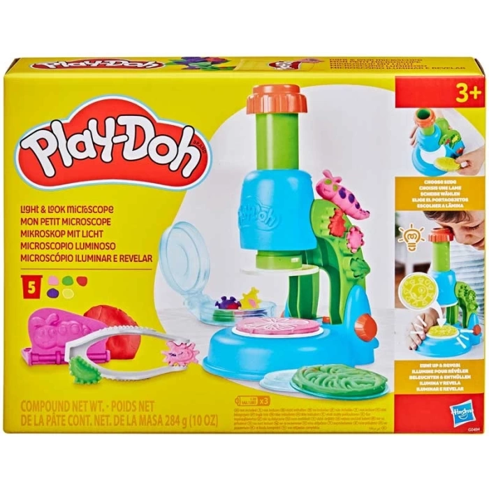 Play Doh Işıklı Mikroskop Oyun Seti G0494