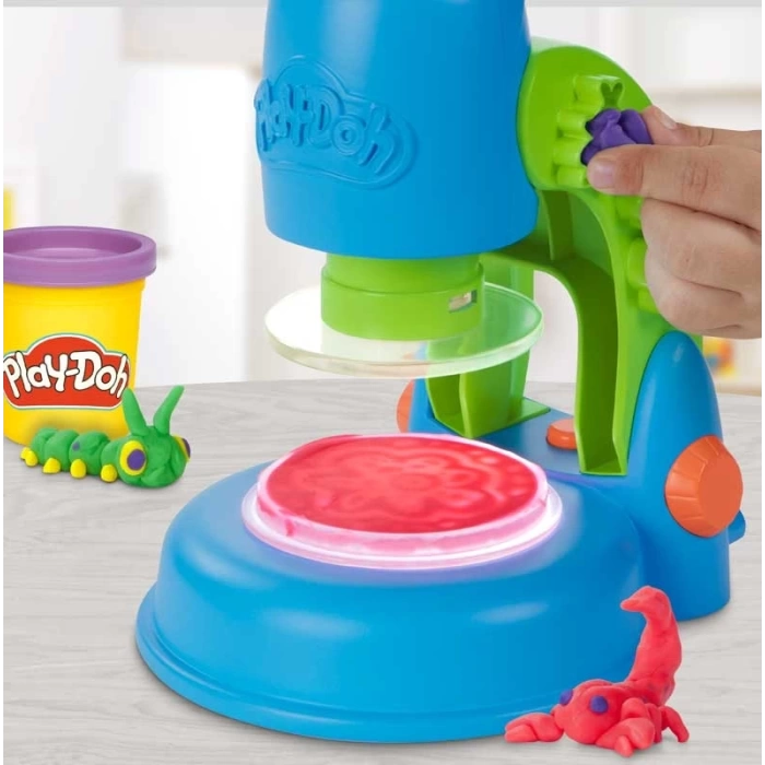 Play Doh Işıklı Mikroskop Oyun Seti G0494