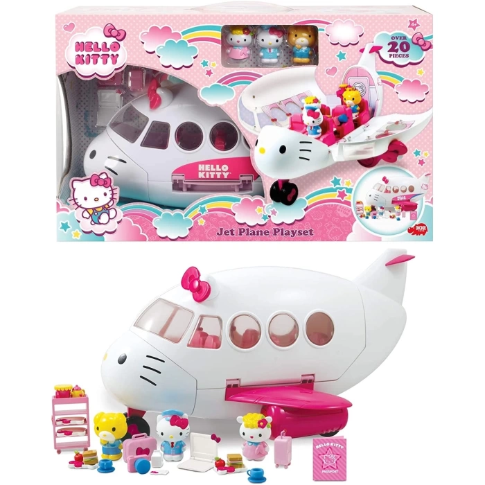 Hello Kitty Jet Uçağı Oyun Seti - SMB-253248000