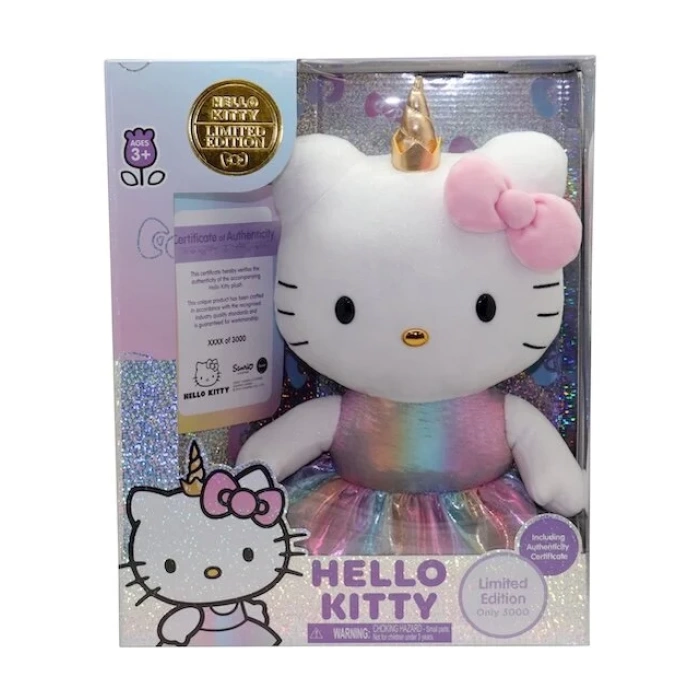 Hello Kitty Unicorn Kostümlü Peluş