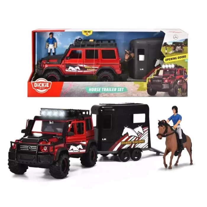 Horse Trailer Set 42 Cm - SMB-203837018