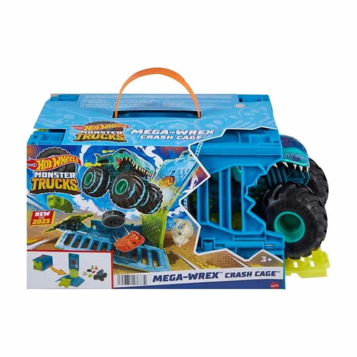 Hot Wheels Monster Trucks 1:24 Mega Wrexin Çarpışma Kafesi HNC29