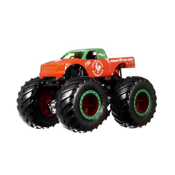 Hot Wheels Monster Trucks 1:64 Ölçek 2li Paketler FYJ64 - Hissy Fit-Ratical Racer