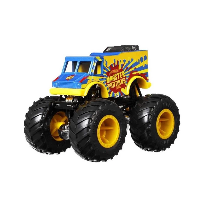 Hot Wheels Monster Trucks 1:64 Ölçek 2li Paketler FYJ64 - Hissy Fit-Ratical Racer