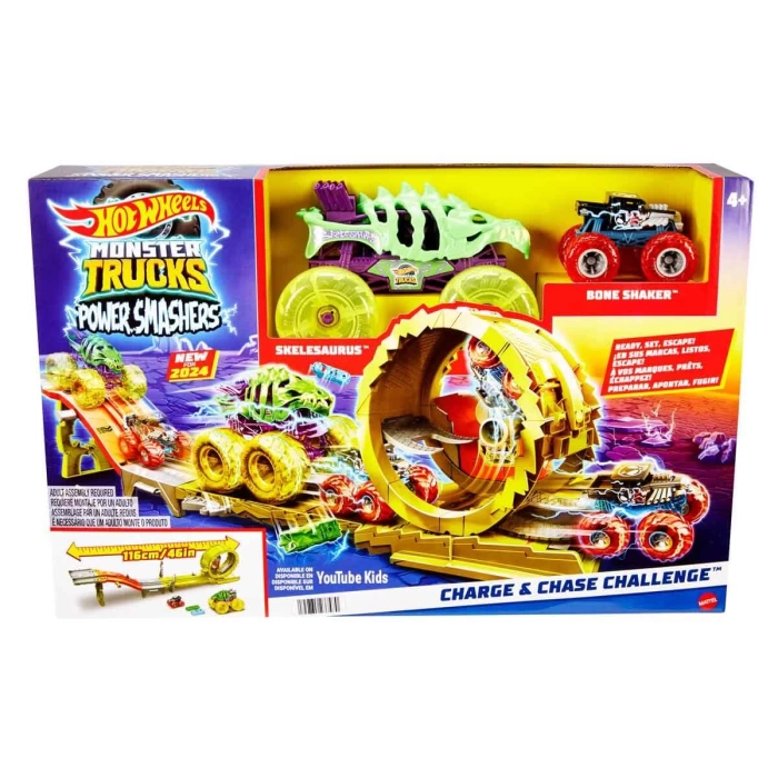 Hot Wheels Monster Trucks Charge Chase Challenge Oyun Seti HXT05