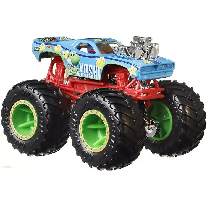 Hot Wheels Monster Trucks Gösteri Dünyası Temalı 1:24 Arabalar Yoshi HCR77