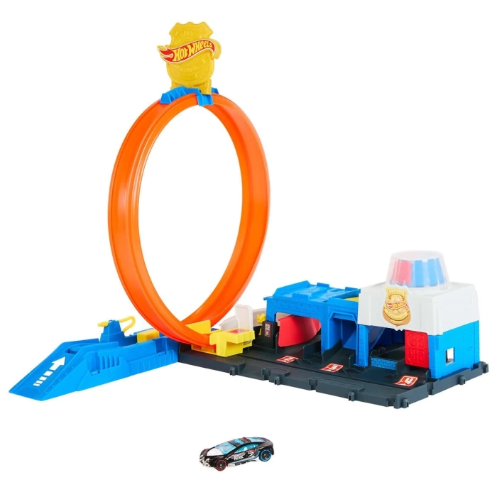 Hot Wheels Polis İstasyonu Oyun Seti JBM71