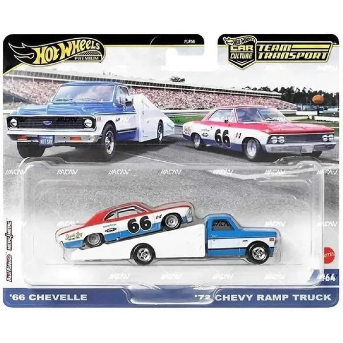 Hot Wheels Premium Takım Taşımacılığı 2li Paket Chevy Kare Gövde Rampası FLF56 / HRV40